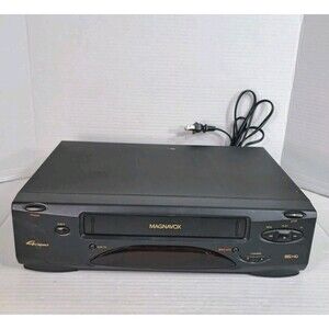 Magnavox VRU240 VHS VCR Player Tested Working No Remote Retro Video Cassette